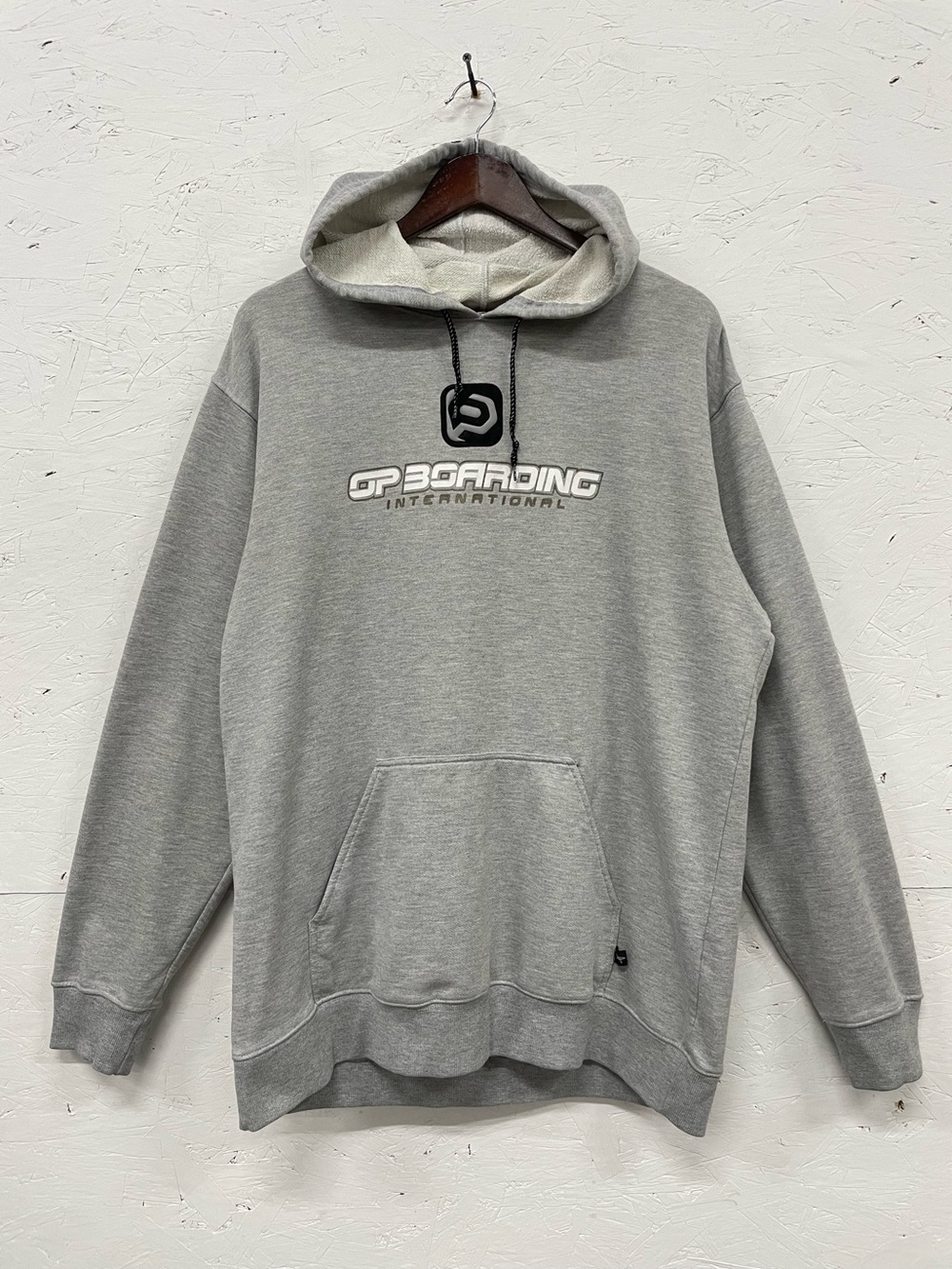 Vintage Y2K Ocean Pacific (OP) International Boarding Hoodie, Size L